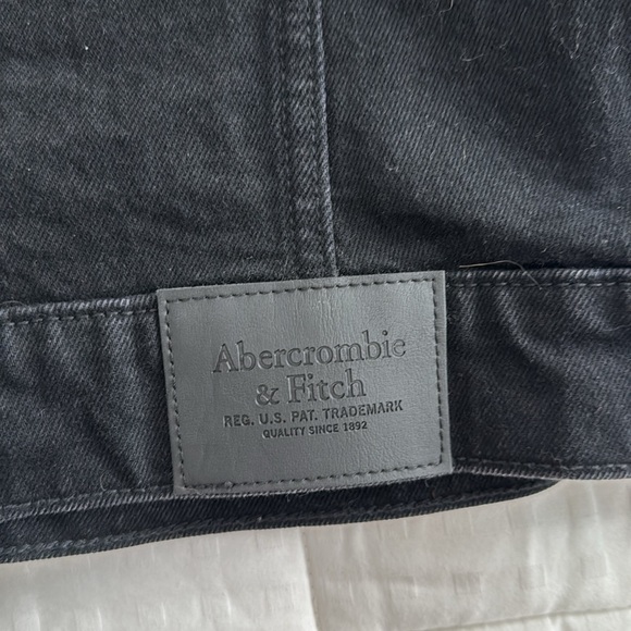 Abercrombie and Fitch Black Denim Jacket - Picture 7 of 8